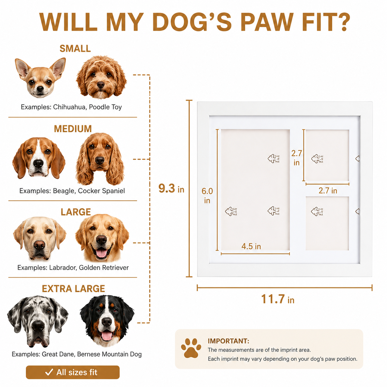 Timeless Paw Print Keepsake