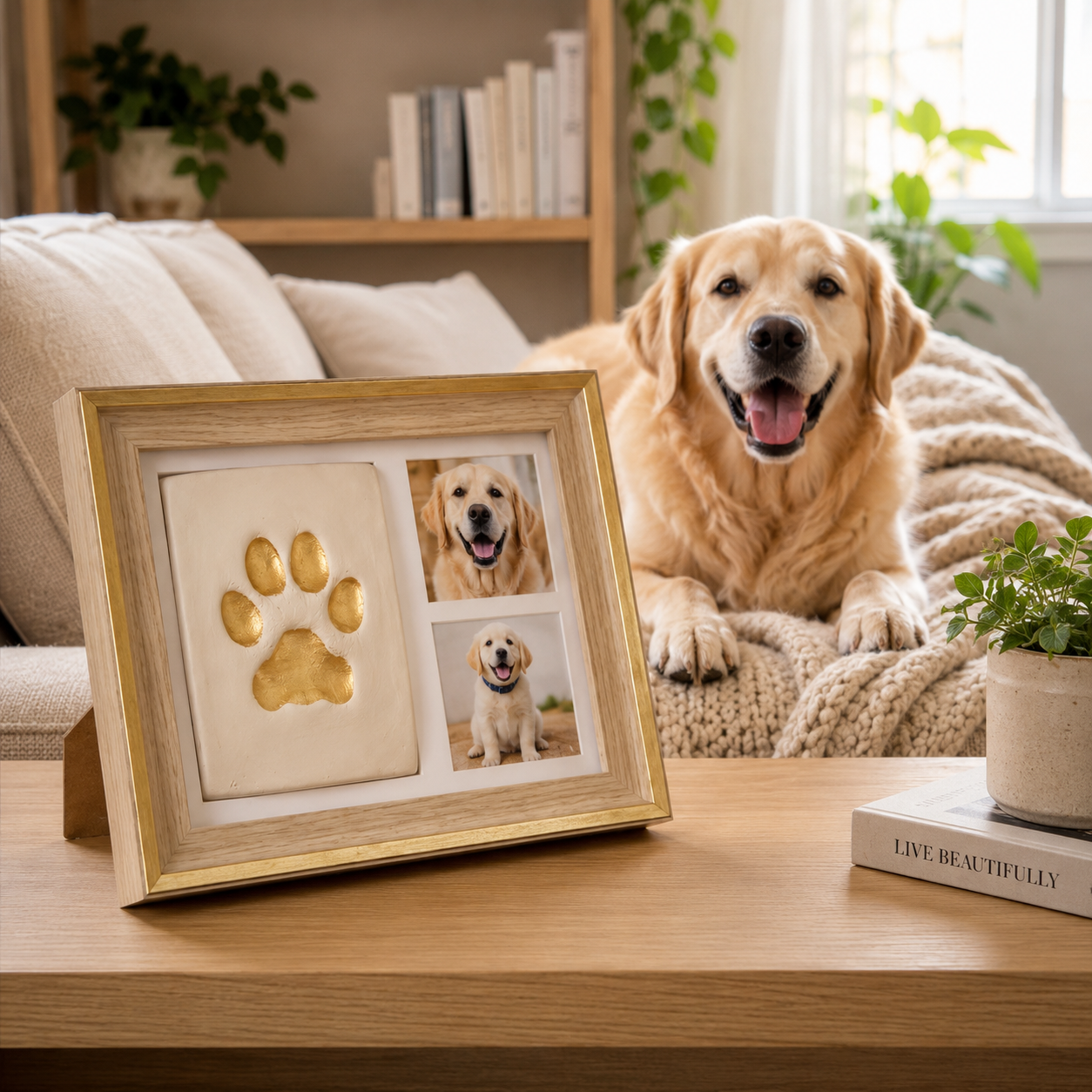 Timeless Paw Print Keepsake
