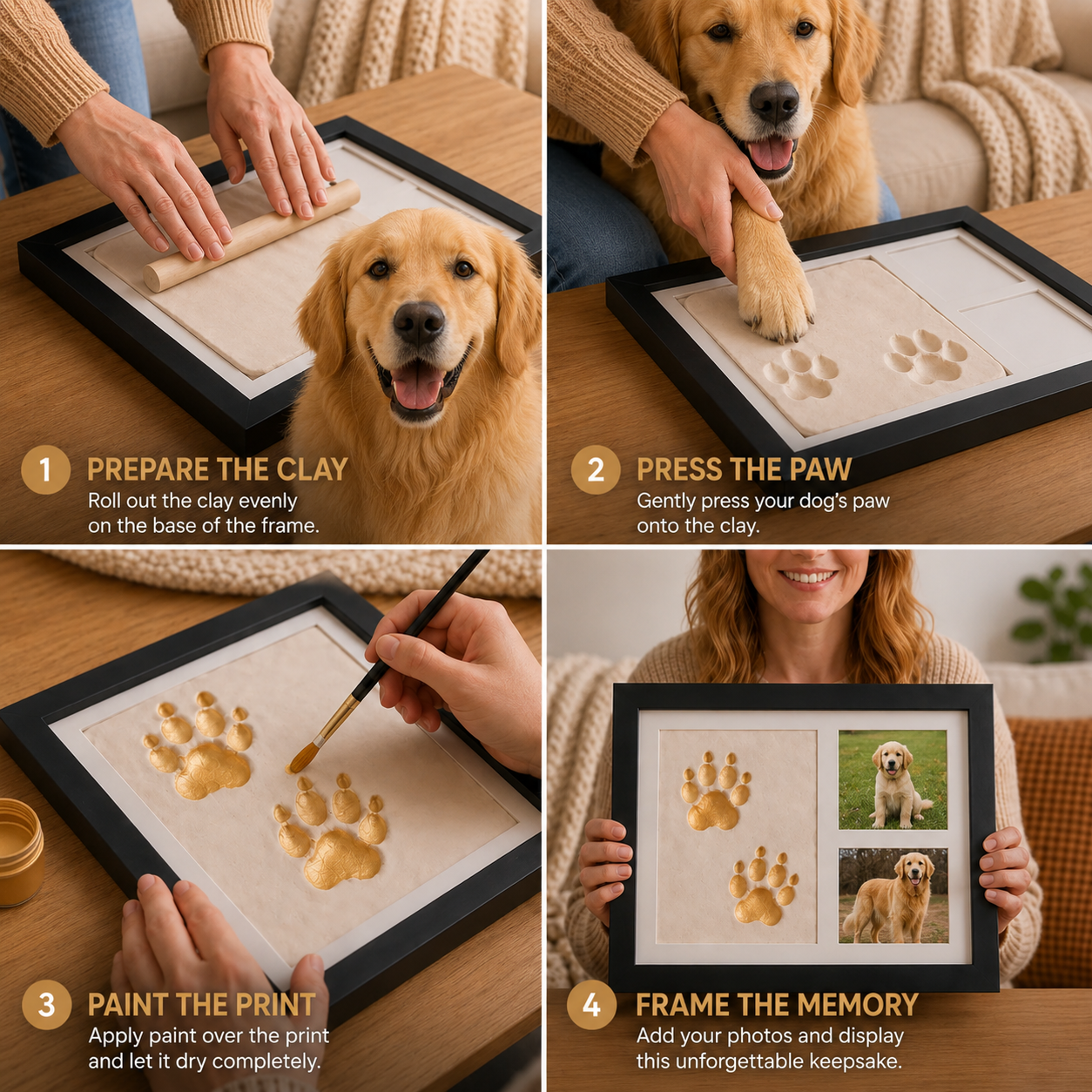 Timeless Paw Print Keepsake